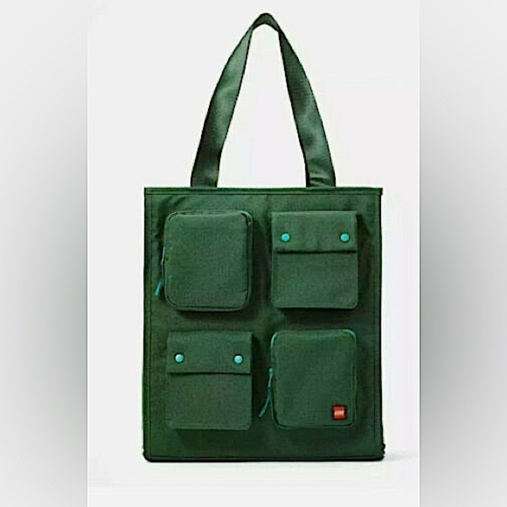 Green Lego x Target weekender bag